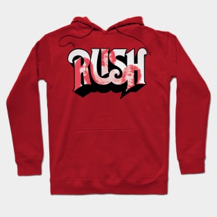 Rush Red & White Hoodie